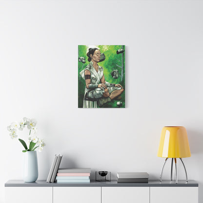 Jedi Meditation 18″ x 24″ (Vertical) / 1.25" wall view