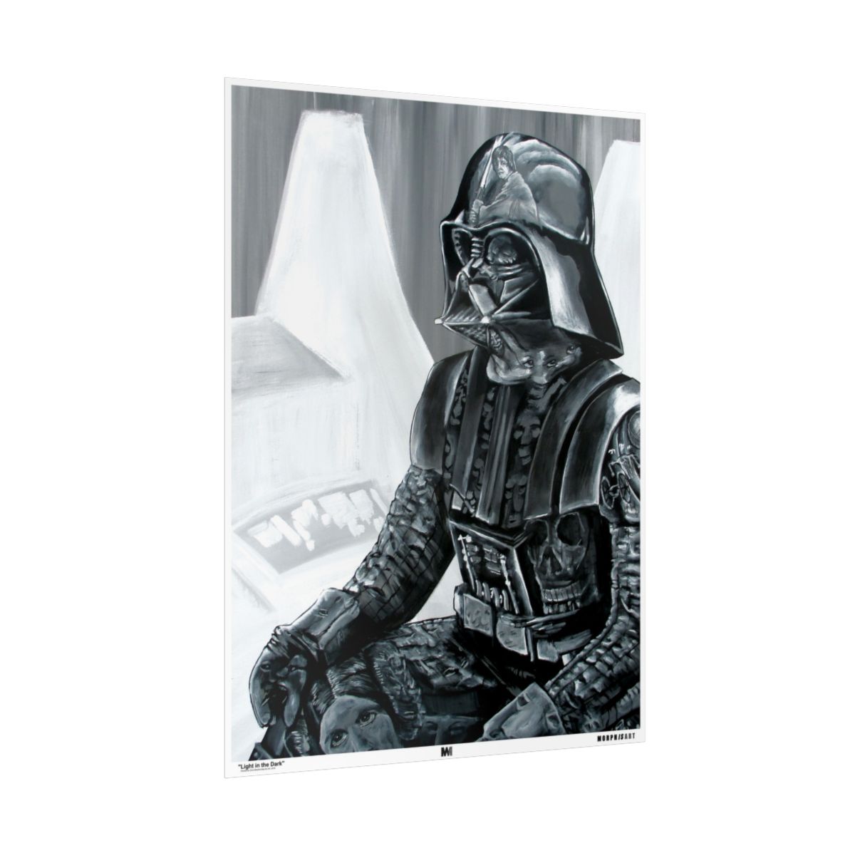 Light in the Dark poster side view
