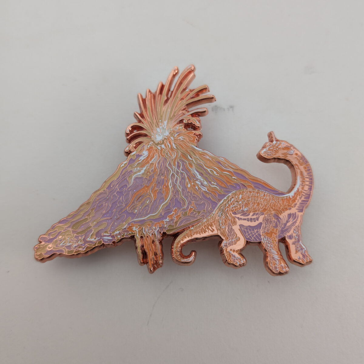 Lost Lands Stegosaurus - Pin - Copper