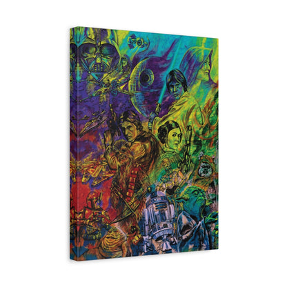 May the Fourth be with You canvas side view