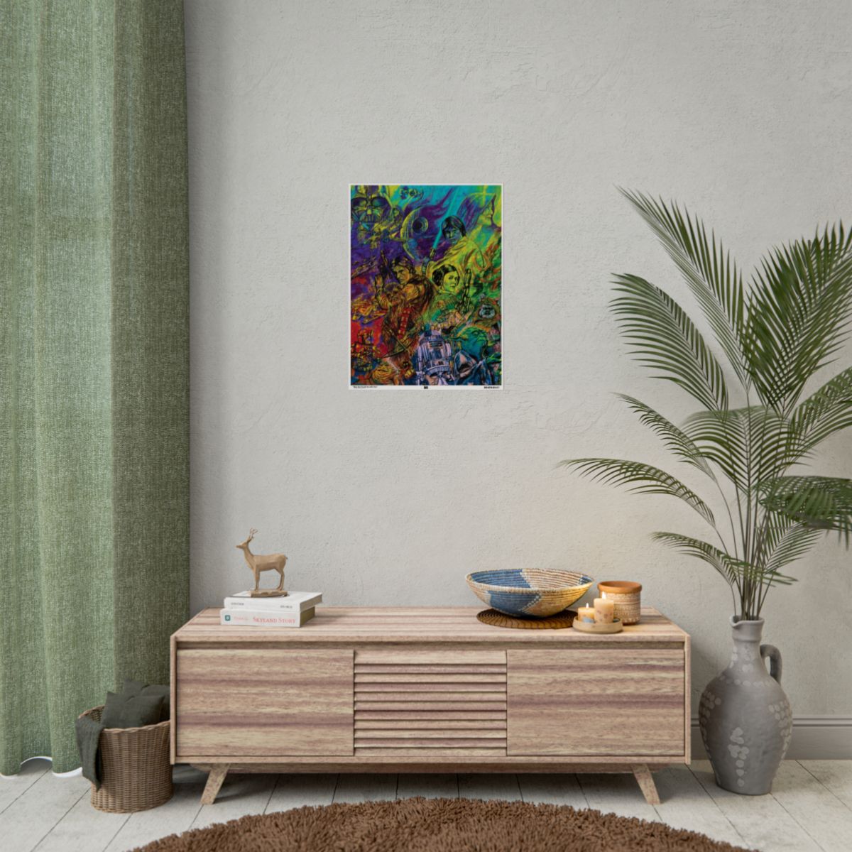 May the Fourth be with You 18″ x 24″ (Vertical) / Semi Glossy wall view