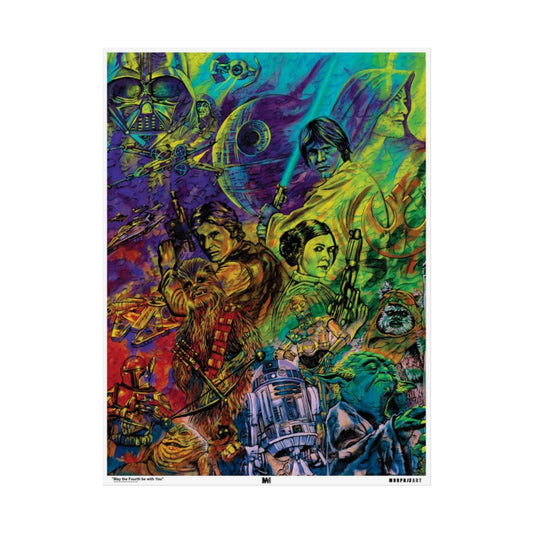 May the Fourth be with You poster front view