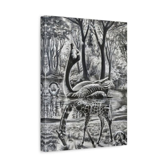 Mind Over Matter canvas side view
