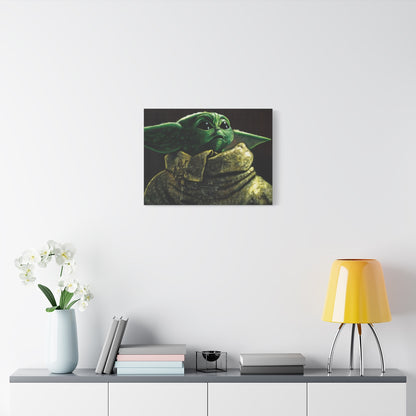 Morphed Baby Yoda 24″ x 18″ (Horizontal) / 1.25" wall view