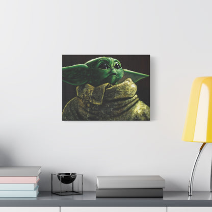 Morphed Baby Yoda 16″ x 12″ (Horizontal) / 1.25" wall view