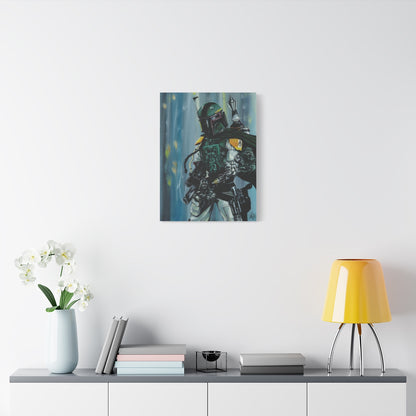 Morphed Boba Fett 18″ x 24″ (Vertical) / 1.25" wall view