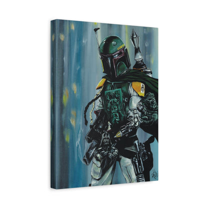 Morphed Boba Fett canvas side view