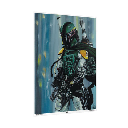 Morphed Boba Fett poster side view
