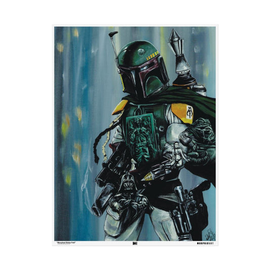 Morphed Boba Fett poster front view