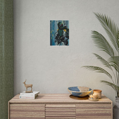 Morphed Boba Fett 12" x 16" (Vertical) / Matte wall view