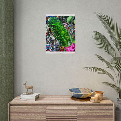 Ms. Pickels Semi Glossy / 18″ x 24″ (Vertical) wall view