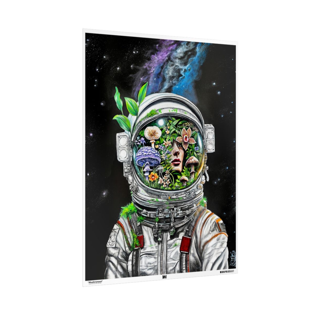 Mushronaut poster side view
