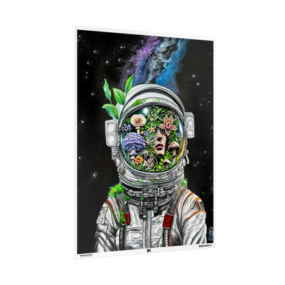 Mushronaut poster side view