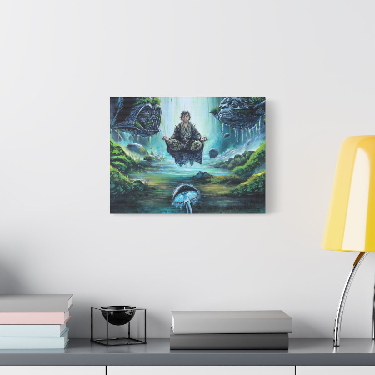 Mycelium Jedi Visions 16″ x 12″ (Horizontal) / 1.25" wall view