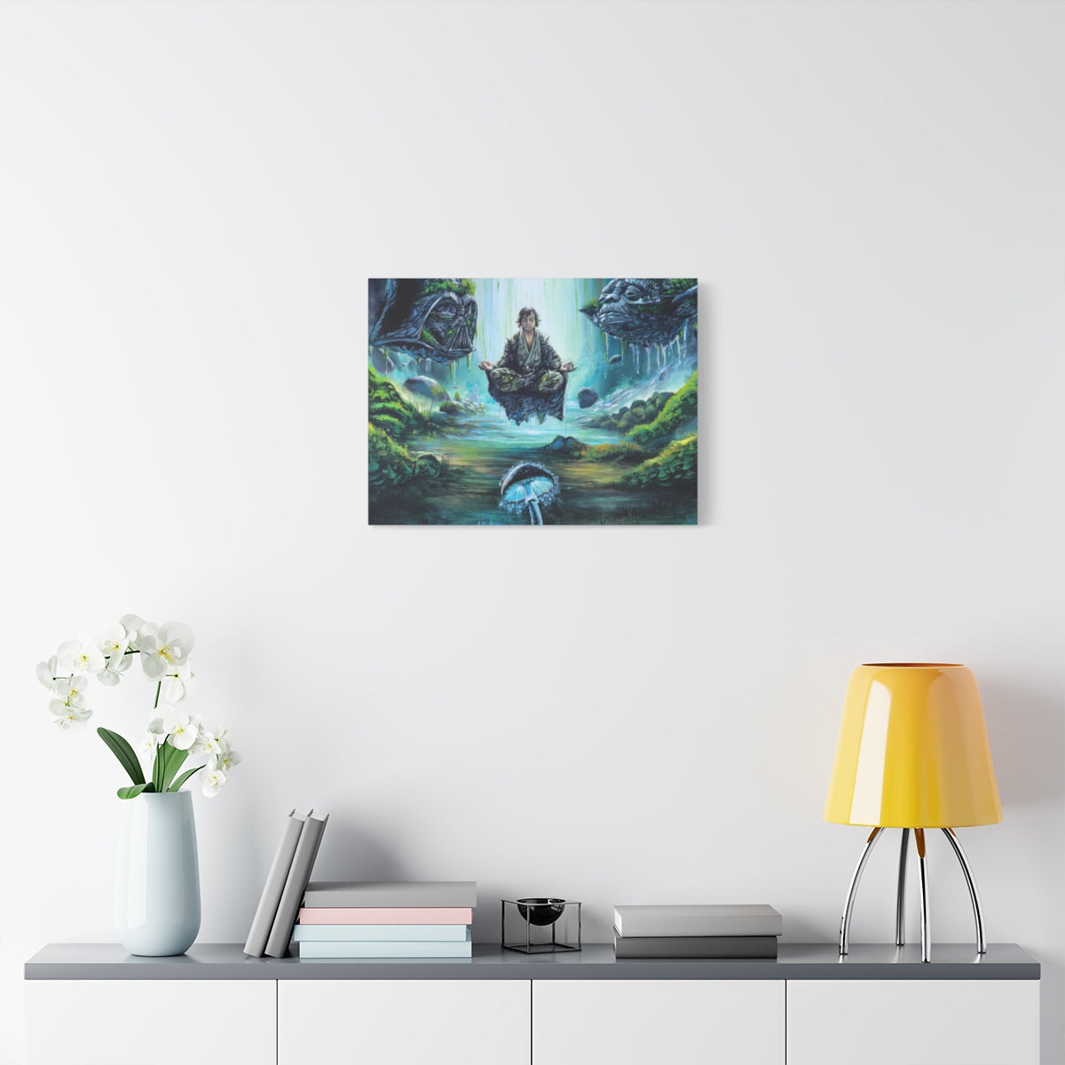 Mycelium Jedi Visions 24″ x 18″ (Horizontal) / 1.25" wall view