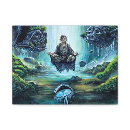 Mycelium Jedi Visions canvas front view