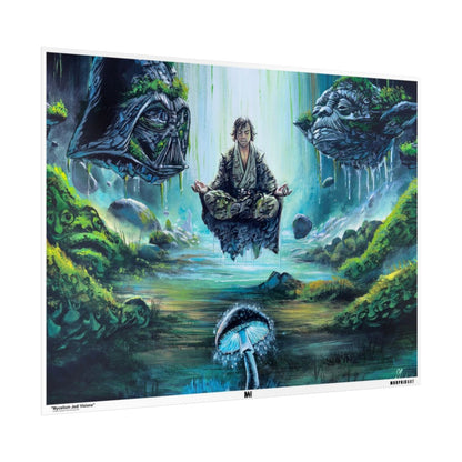 Mycelium Jedi Visions poster side view
