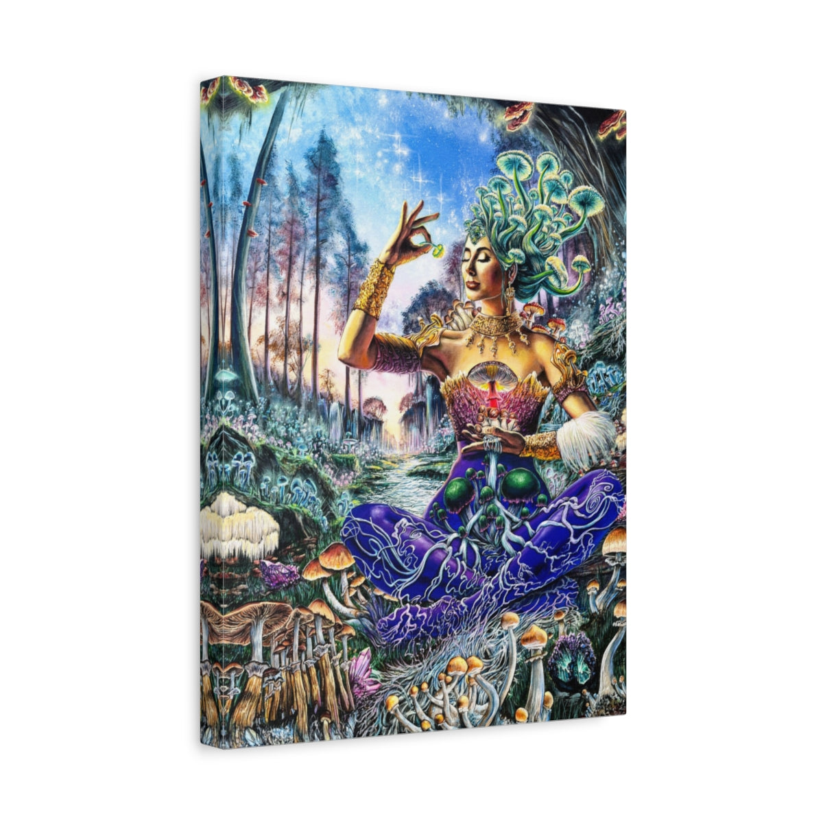 Mycelium Mistress canvas side view