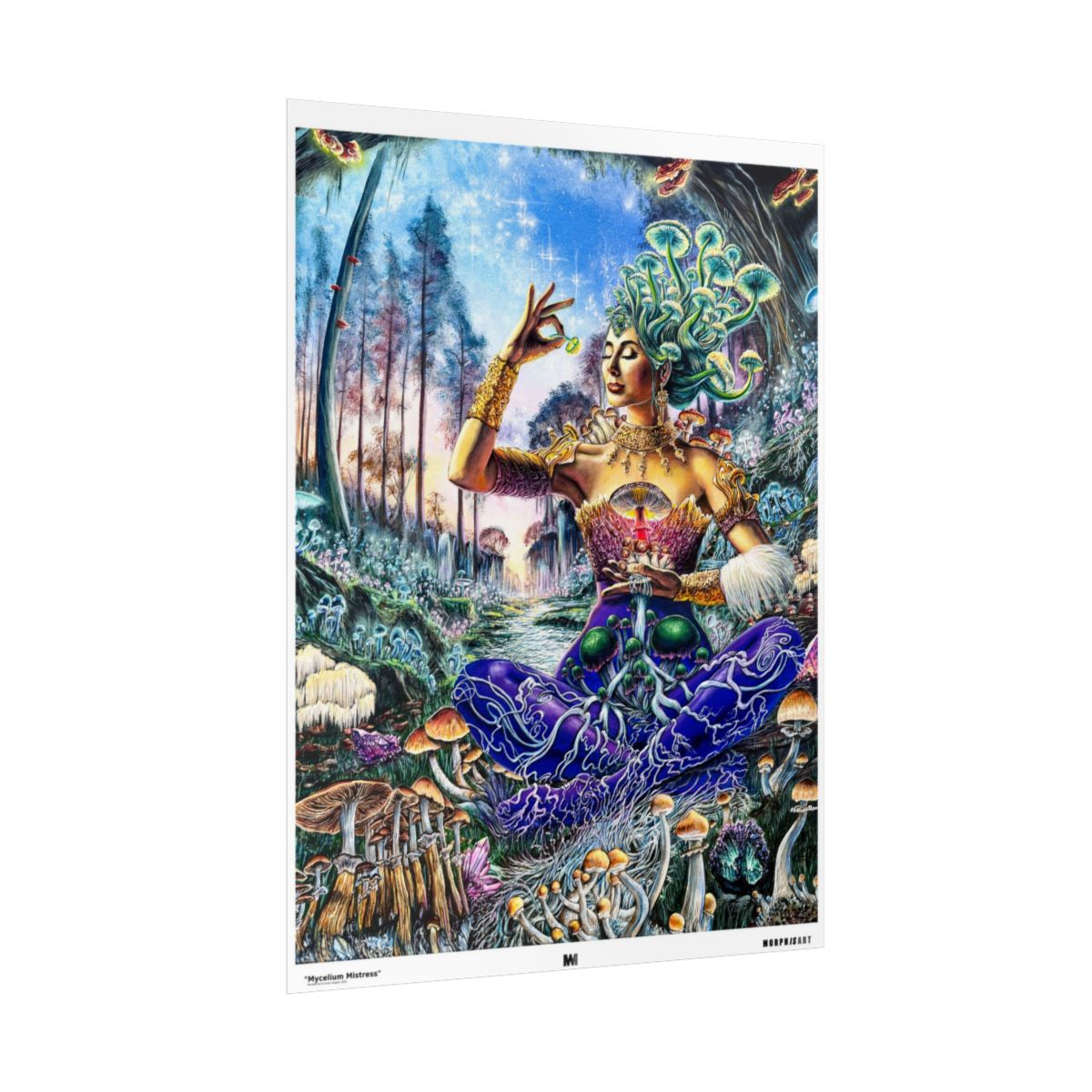 Mycelium Mistress poster side view