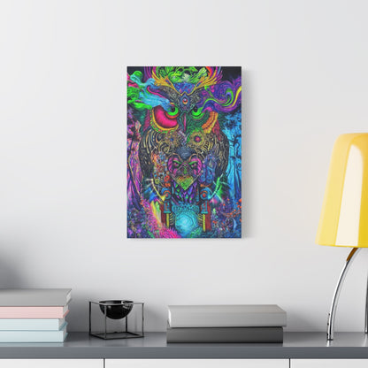 Owl Forest 12″ x 18″ (Vertical) / 1.25" wall view
