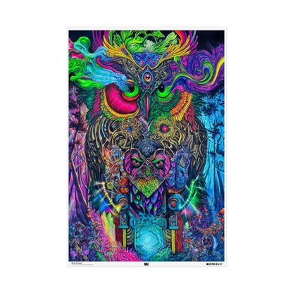 Owl Forest poster front view