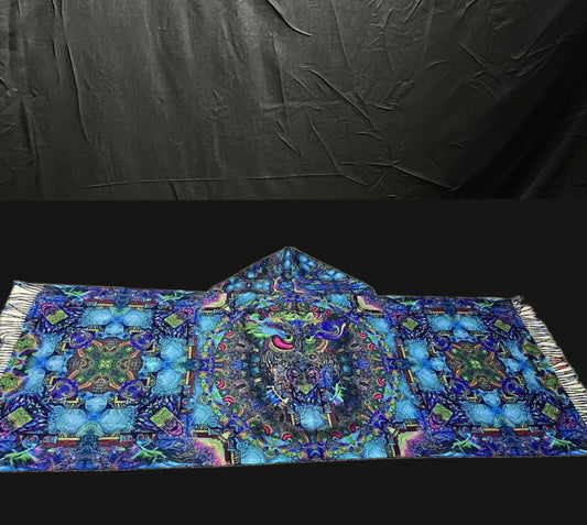 Owl Forest - Hooded Pashmina