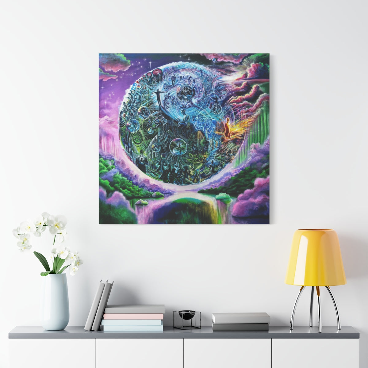 Pure 36" x 36" / 1.25" wall view