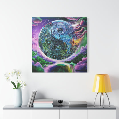 Pure 36" x 36" / 1.25" wall view