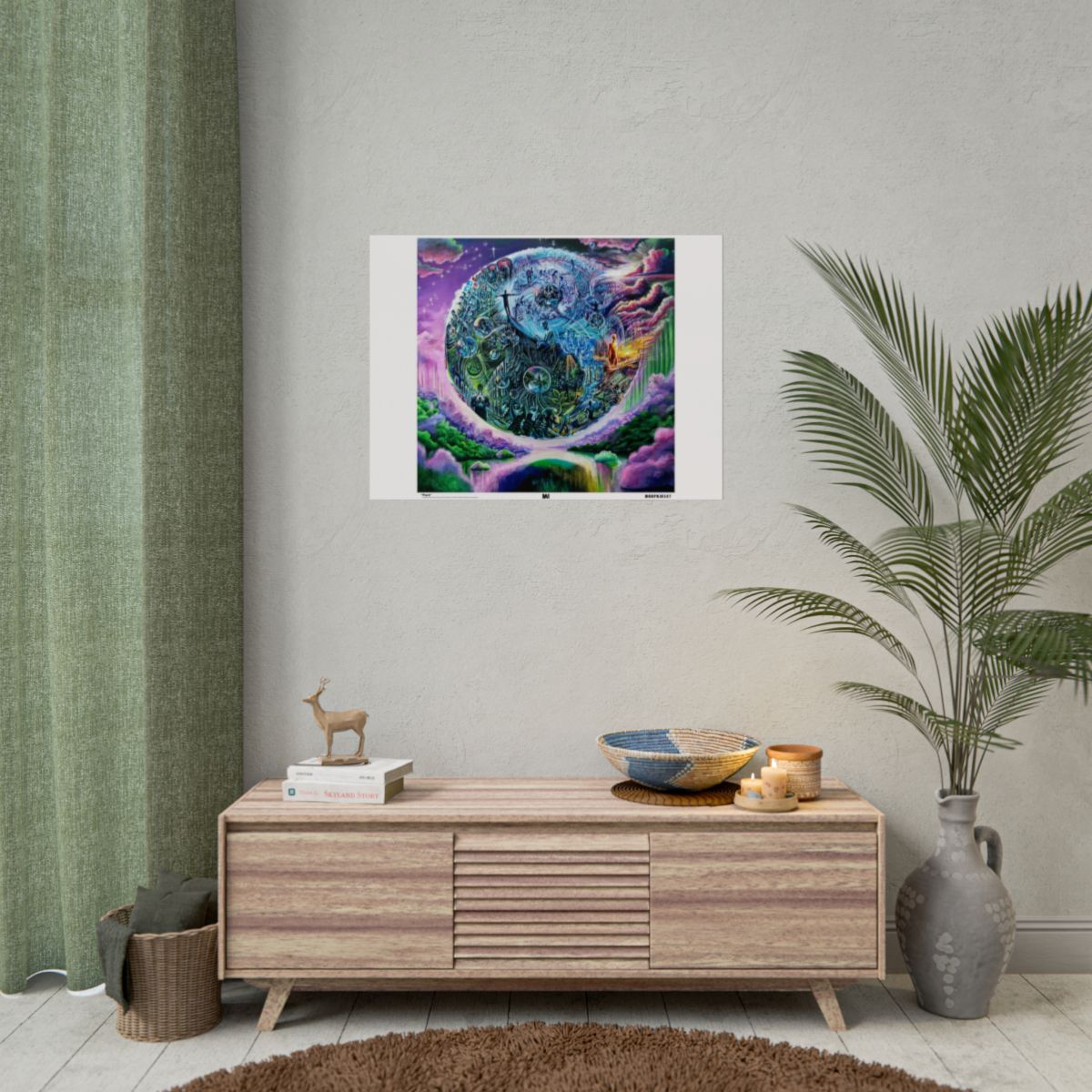 Pure 32" x 24" (Horizontal) / Semi Glossy wall view