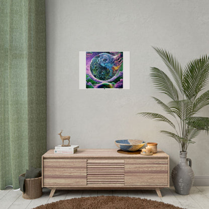 Pure 24″ x 18″ (Horizontal) / Semi Glossy wall view