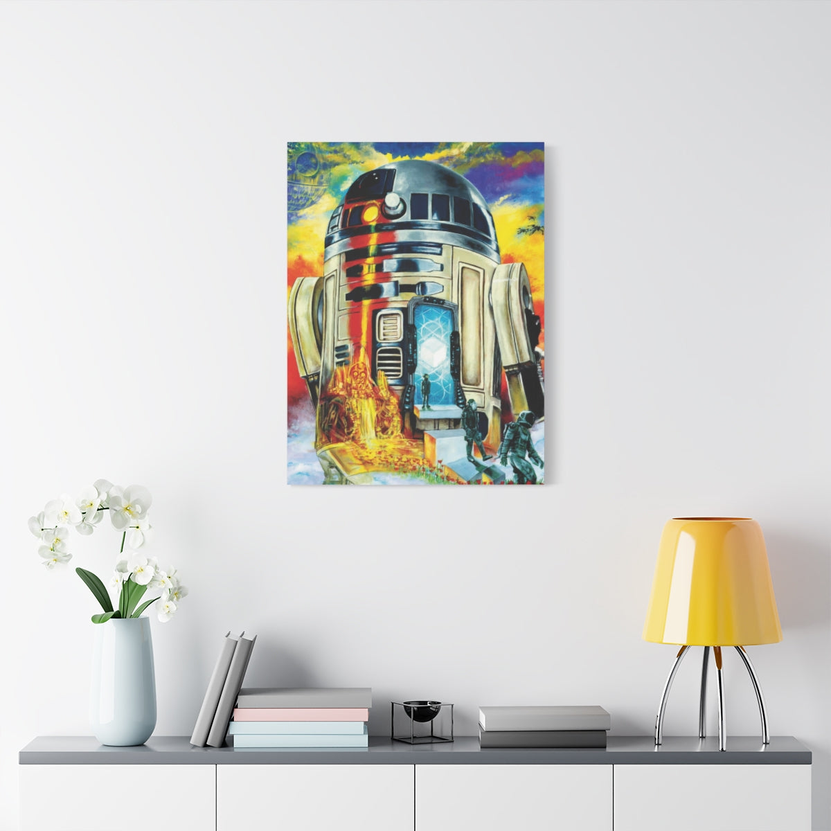 R2Doorway 24" x 32" (Vertical) / 1.25" wall view