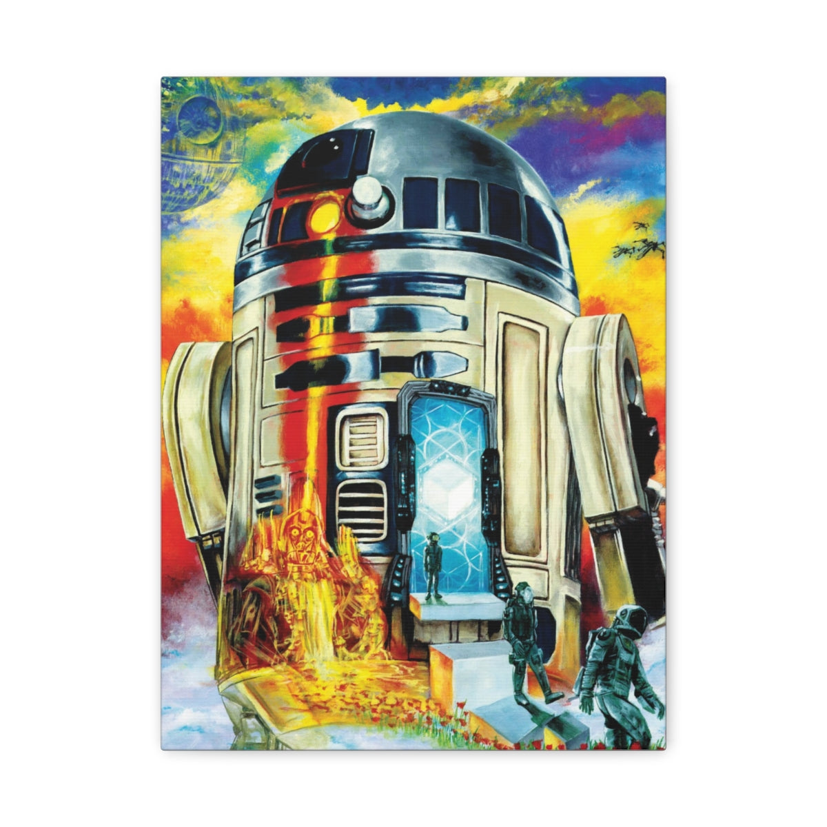 R2Doorway canvas front view