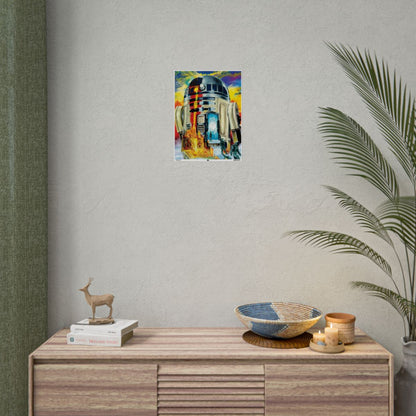 R2Doorway 12" x 16" (Vertical) / Semi Glossy wall view