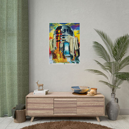 R2Doorway 24" x 32" (Vertical) / Matte wall view