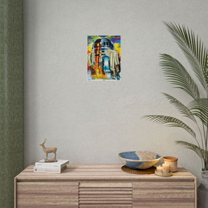 R2Doorway 12" x 16" (Vertical) / Matte wall view