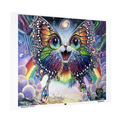 Rainbow Kitten Surprise poster side view