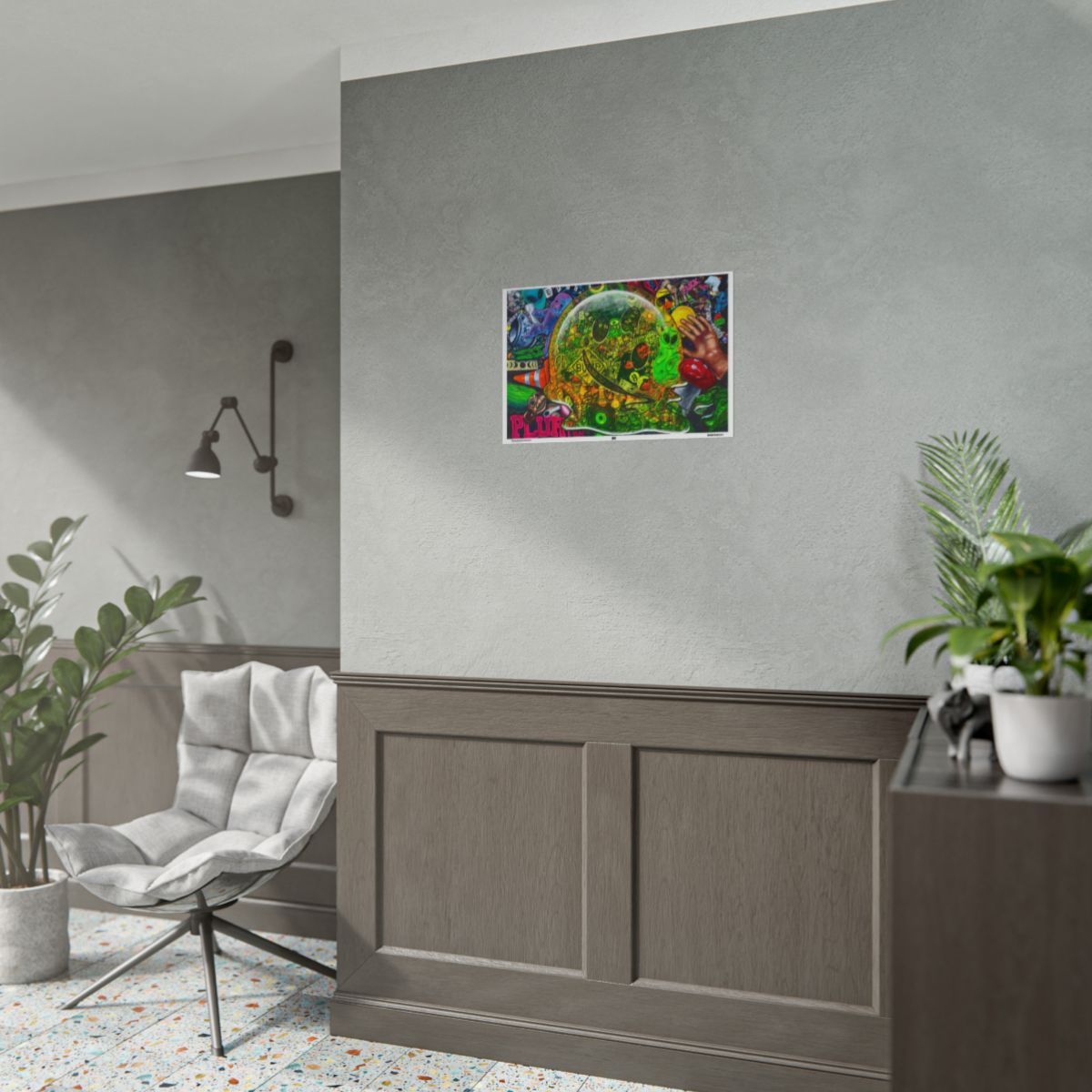 Recycled Groundscore 24″ x 16″ (Horizontal) / Matte wall view