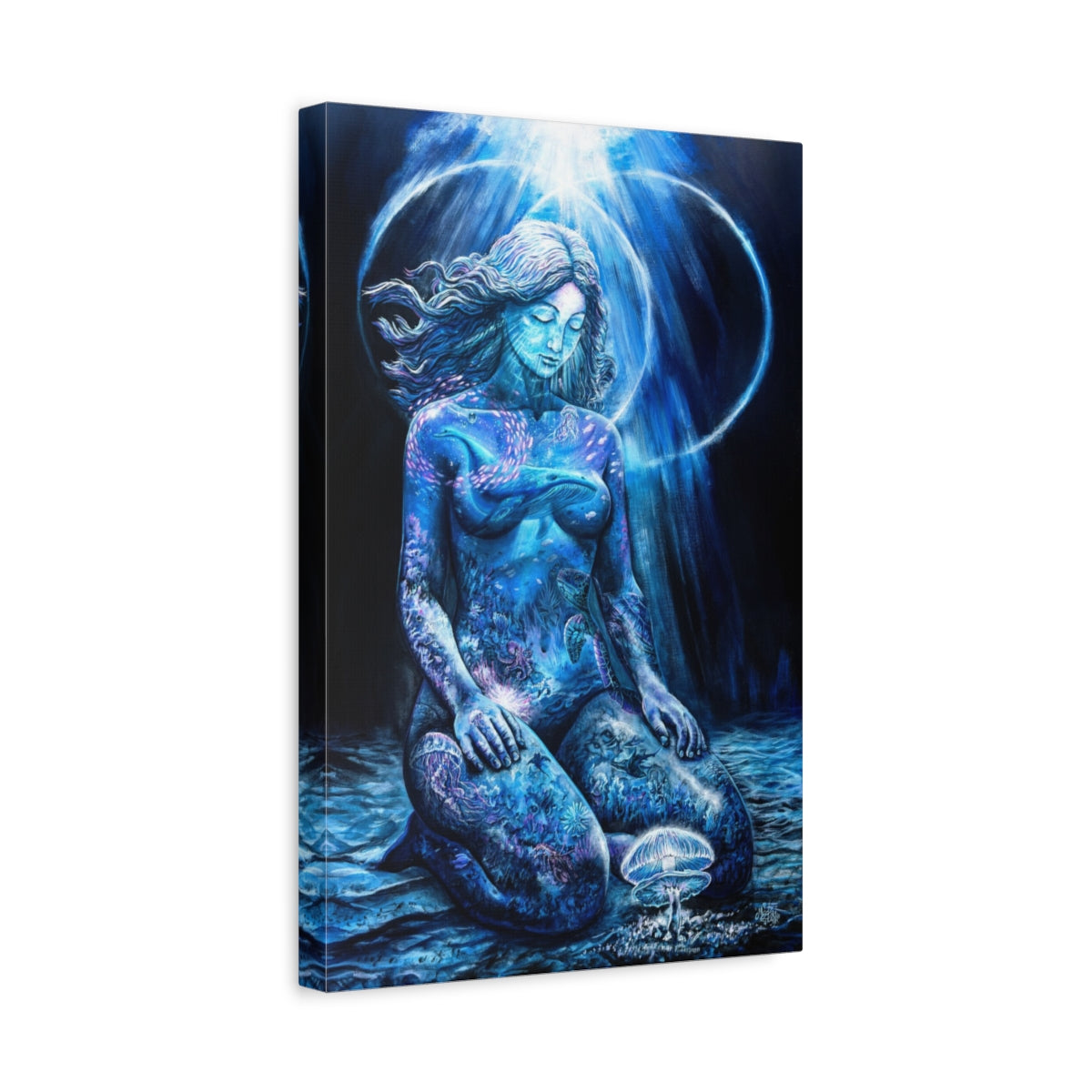 Sea Inside Yourself canvas side view