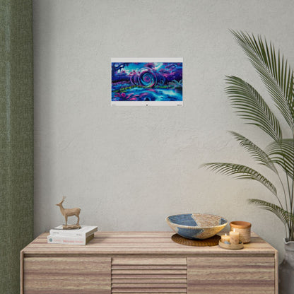 Sol Vortex 18″ x 12″ (Horizontal) / Semi Glossy wall view