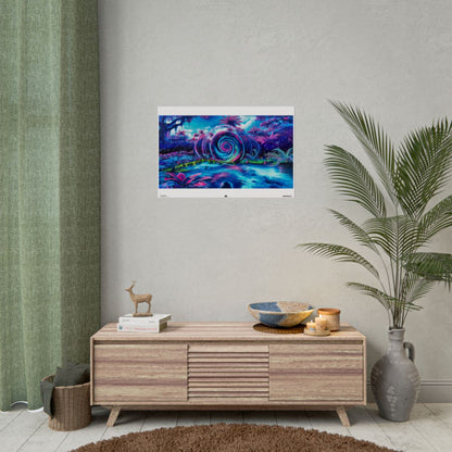 Sol Vortex 30″ x 20″ (Horizontal) / Semi Glossy wall view