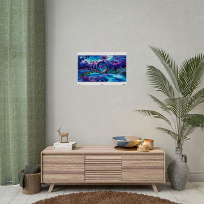 Sol Vortex 24″ x 16″ (Horizontal) / Semi Glossy wall view