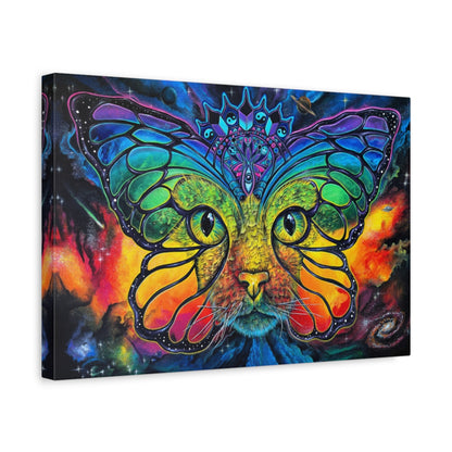 Space Catterfly canvas side view
