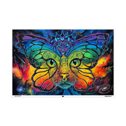 Space Catterfly poster front view