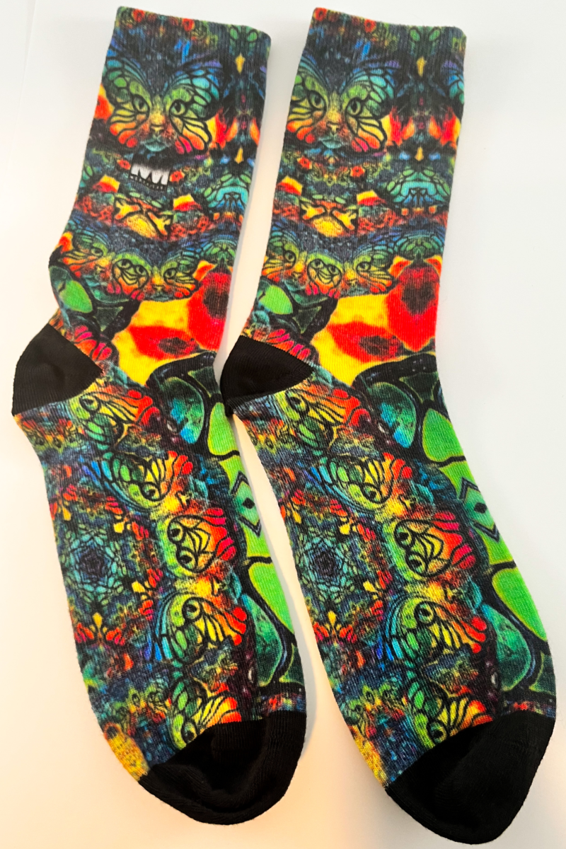 Space Catterfly - Socks