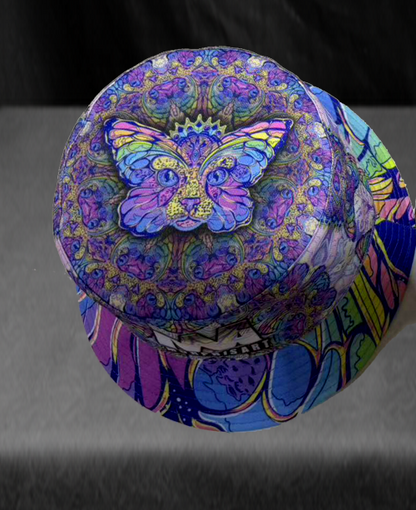 Bucket Hat - Owl Forest/Pastel Space Catterfly