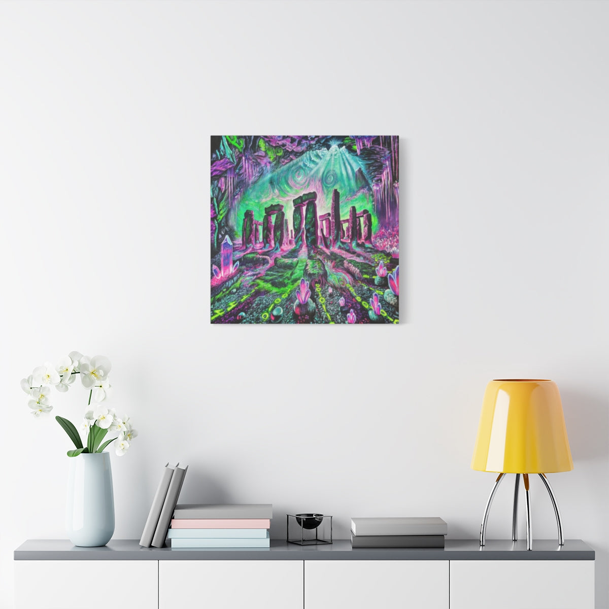 Stonehenge Caverns 24″ x 24″ / 1.25" wall view