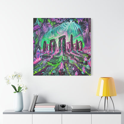 Stonehenge Caverns 36" x 36" / 1.25" wall view