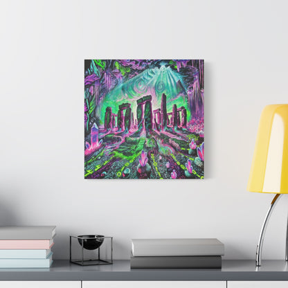 Stonehenge Caverns 16″ x 16″ / 1.25" wall view