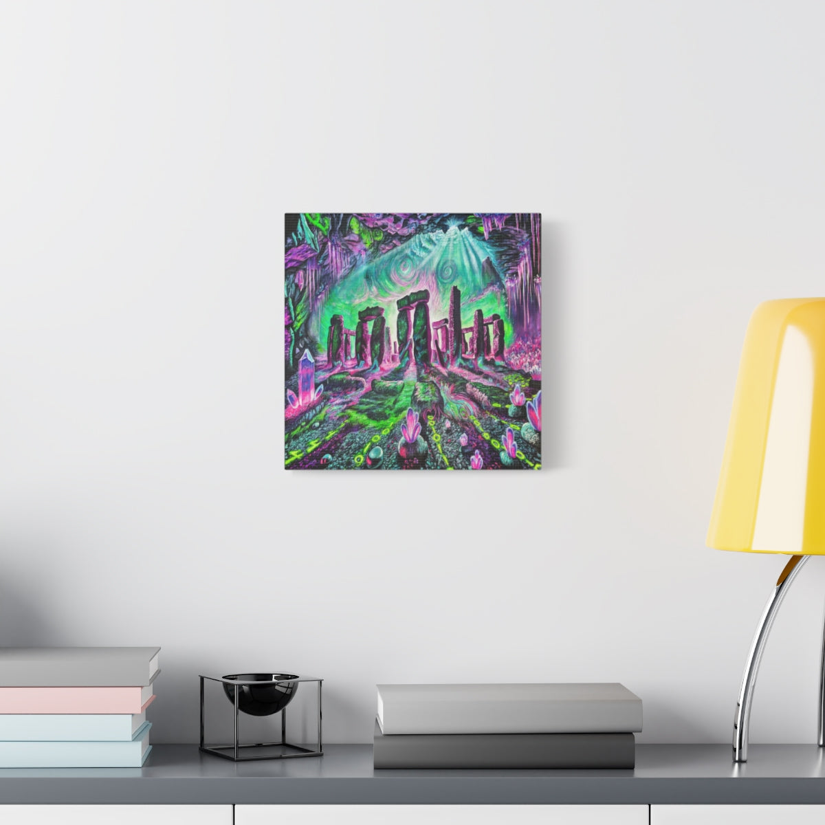 Stonehenge Caverns 12″ x 12″ / 1.25" wall view