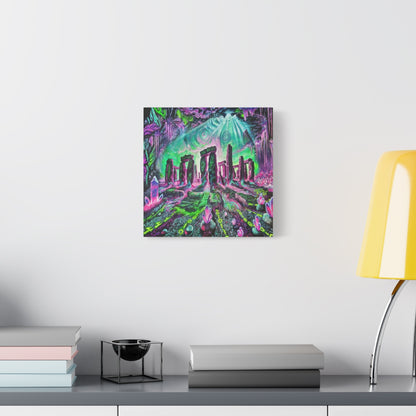 Stonehenge Caverns 12″ x 12″ / 1.25" wall view